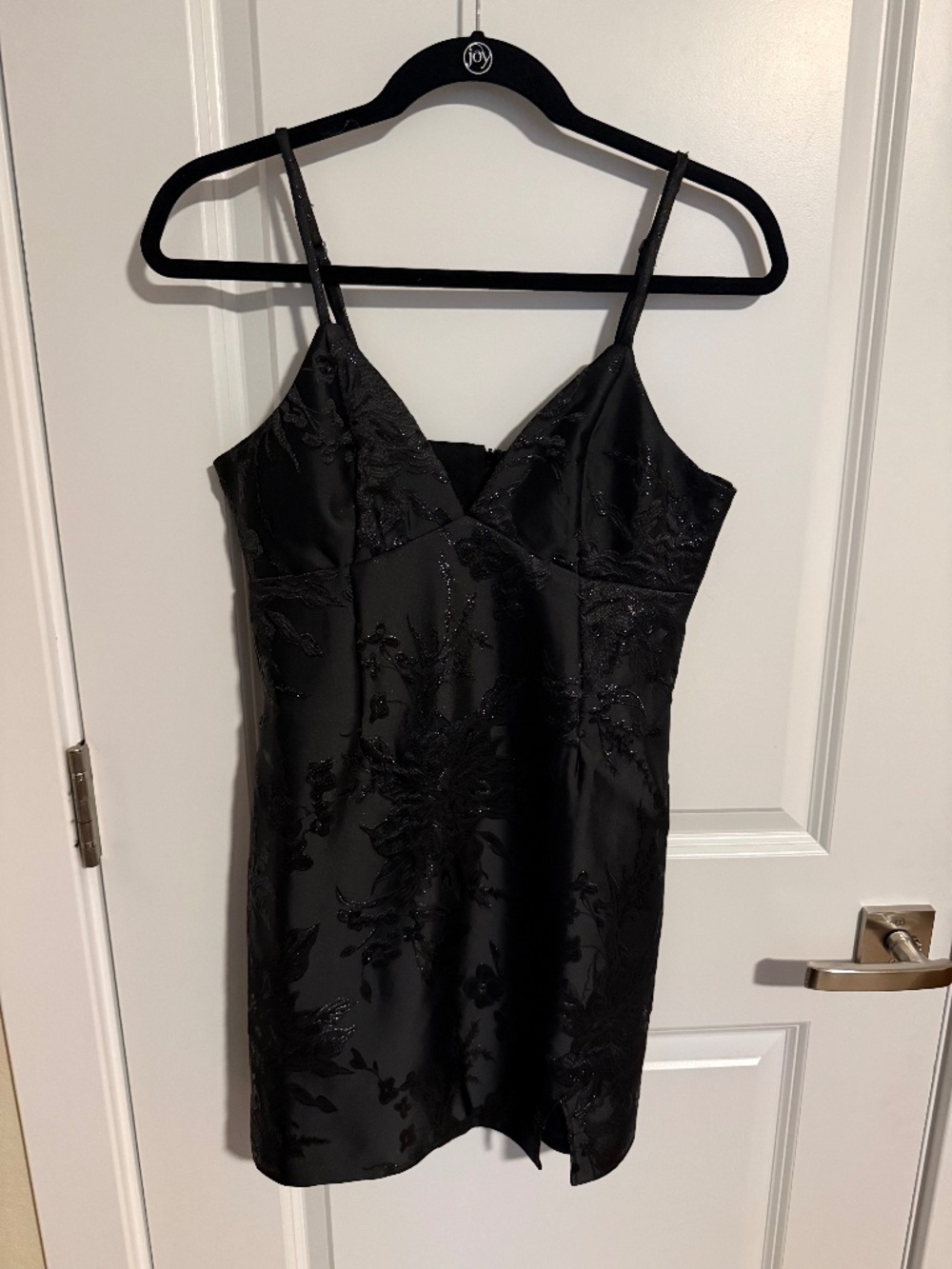 Womens short, strappy, black party dress size small